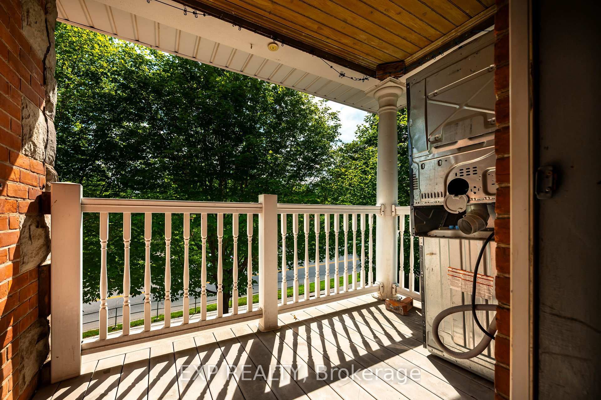 Balcony off Upper Unit