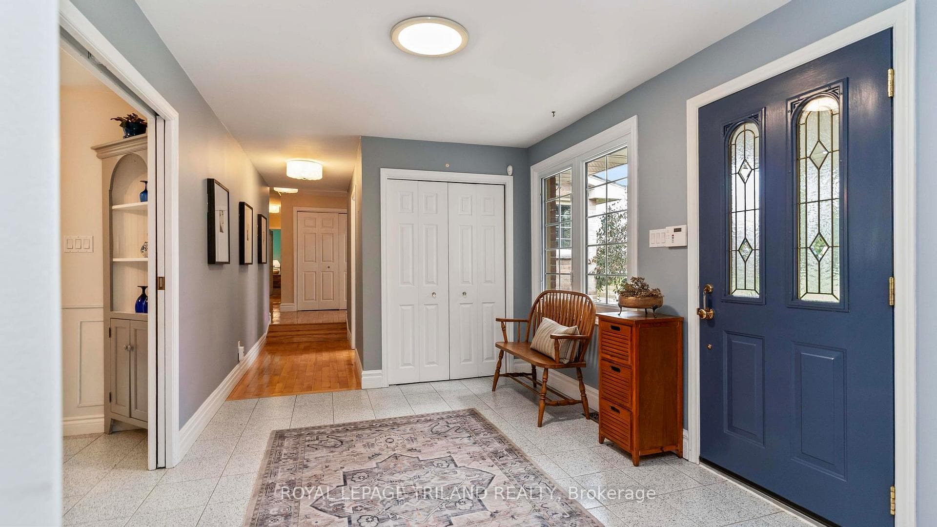 Large Foyer with solar tube lighting