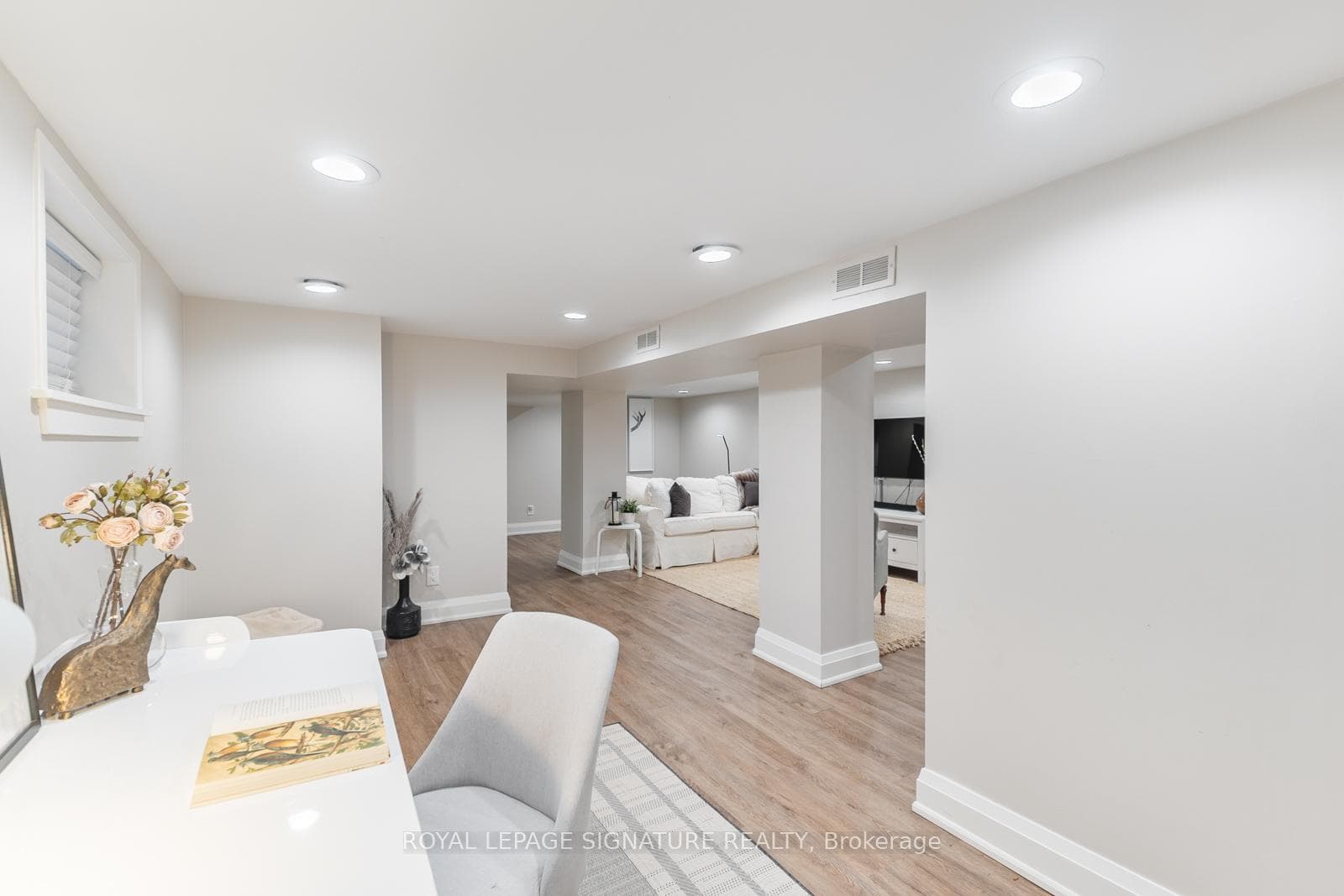 Lower Level Optional Office / Crafts Space