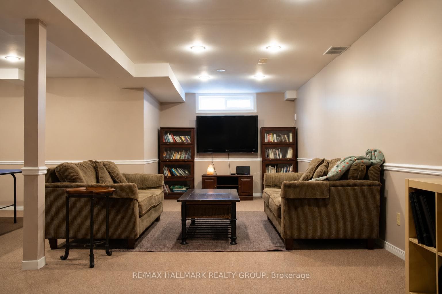 Basement recreation room