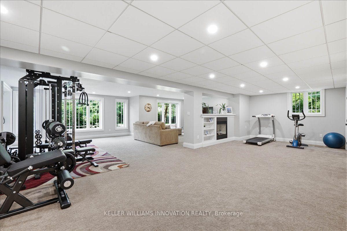 basement recreational room