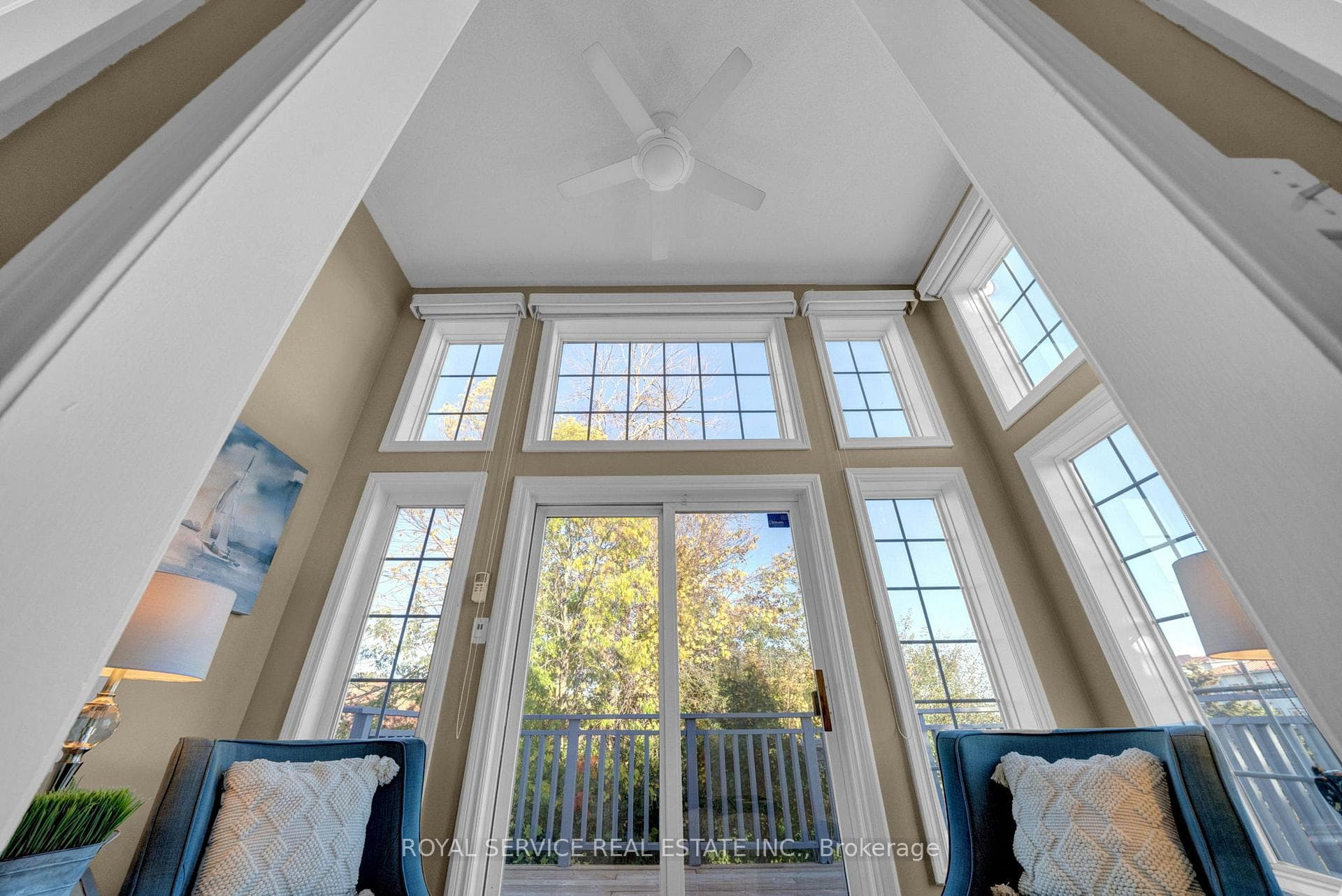 Sun Room with vaulted ceiling