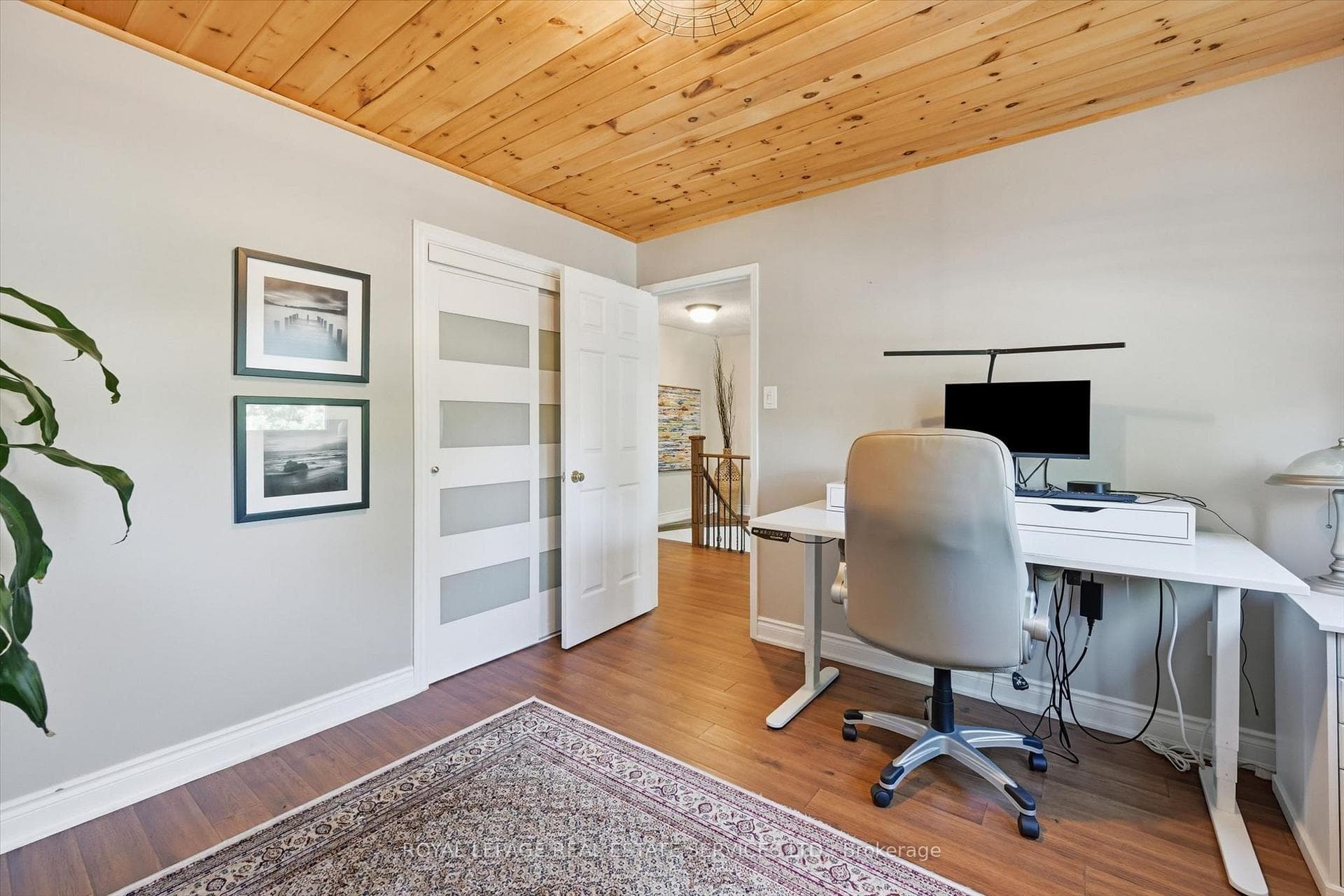 Second Bedroom with Engineered Hardwood Flooring