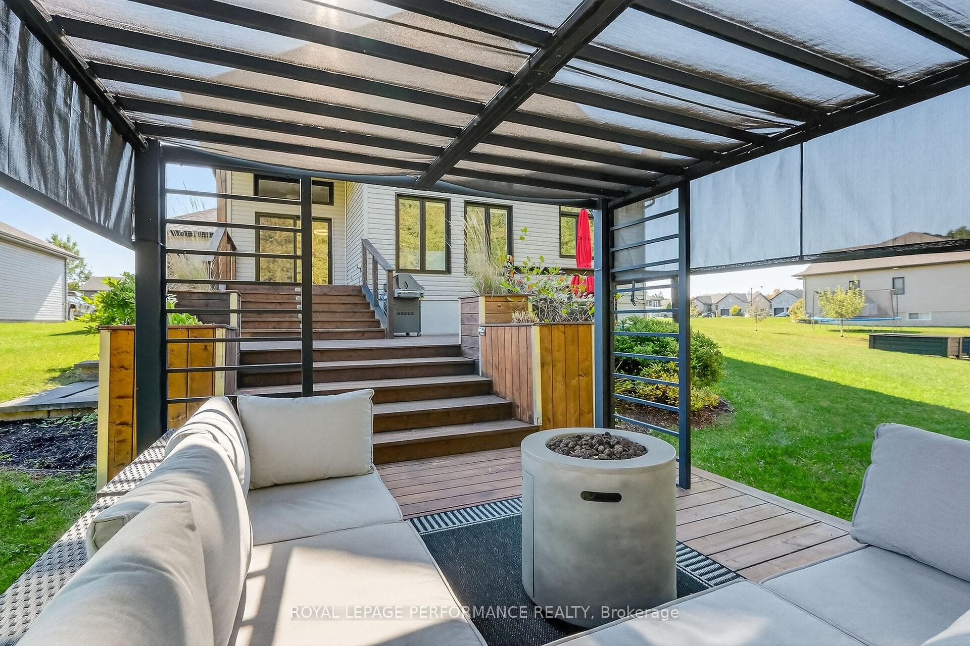 Unwind while taking in the views from this Pergola