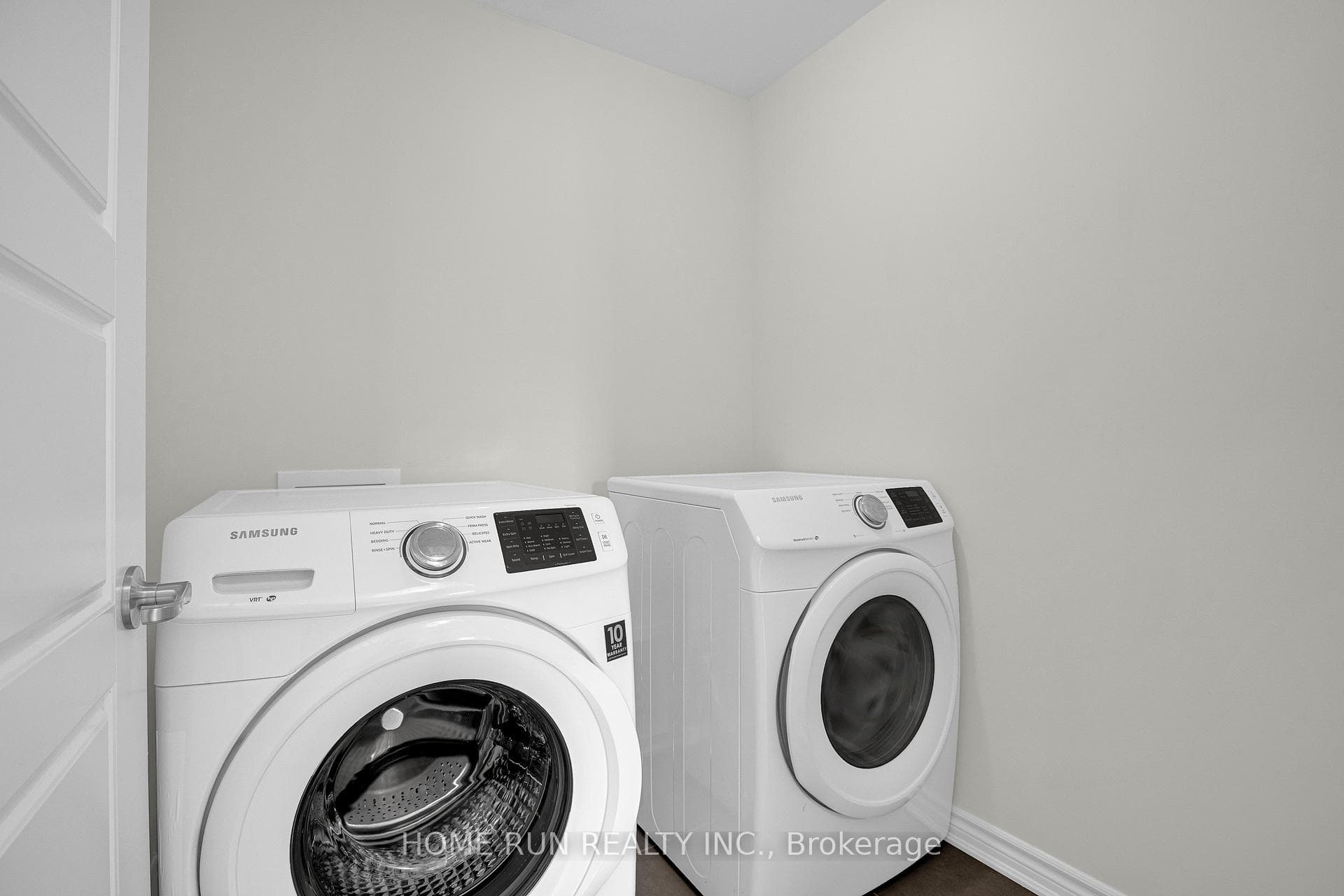 Upper floor laundry