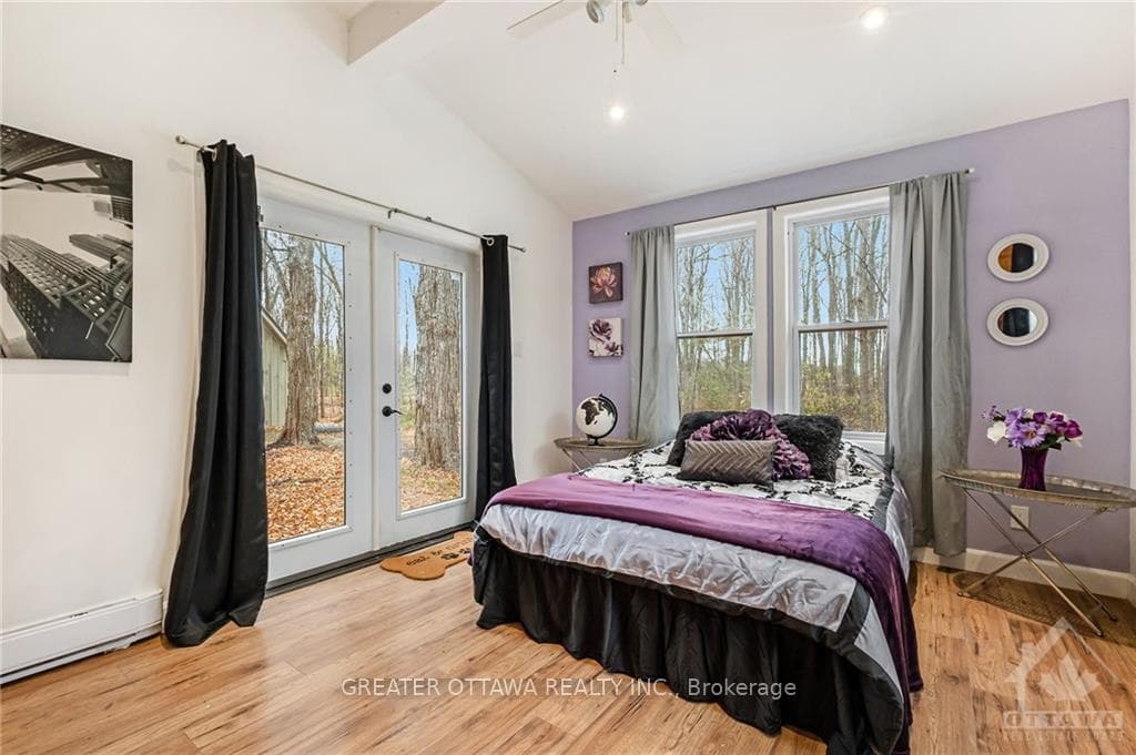 Bedroom number 2 is a full bump out surrounded by