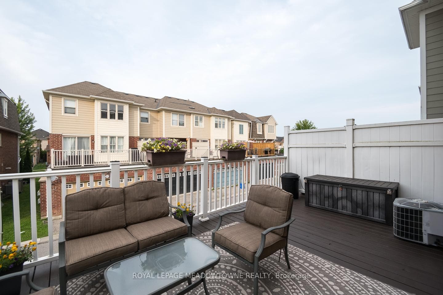 large deck terrace