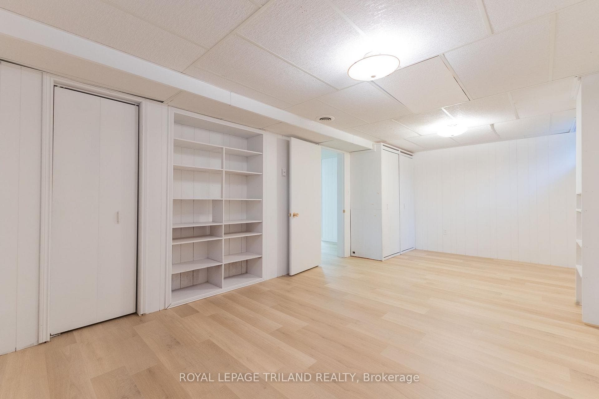 Lower level bedroom is HUGE, perfect guest bunky