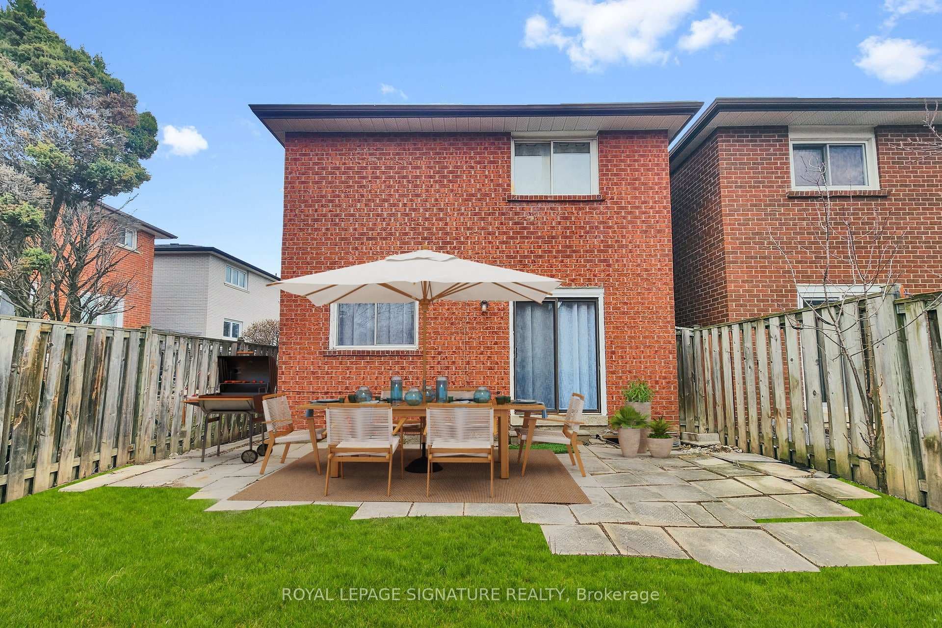 Backyard - Digitally furnished