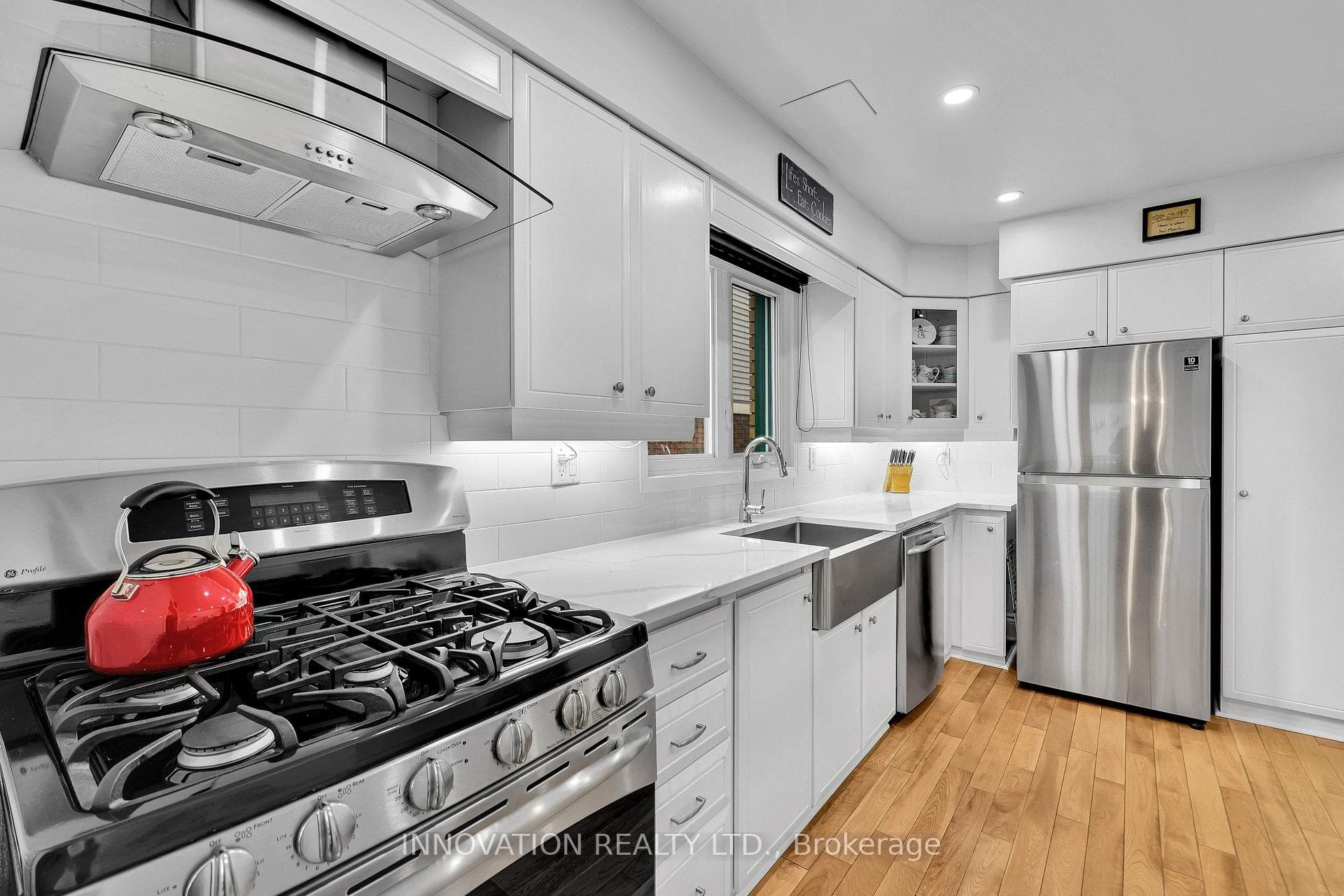 Updated kitchen appliances