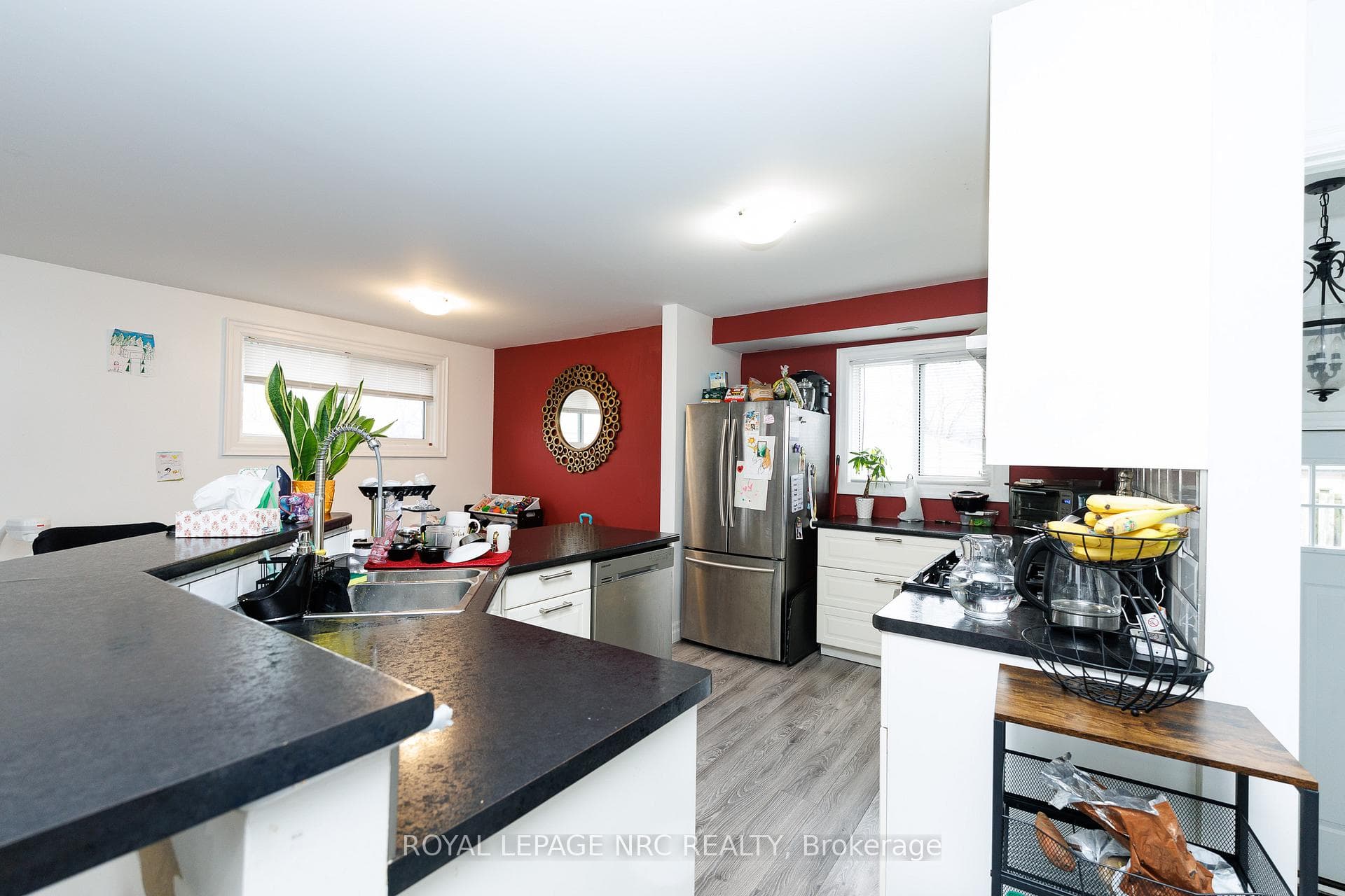 Kitchen with lots of counterspace.