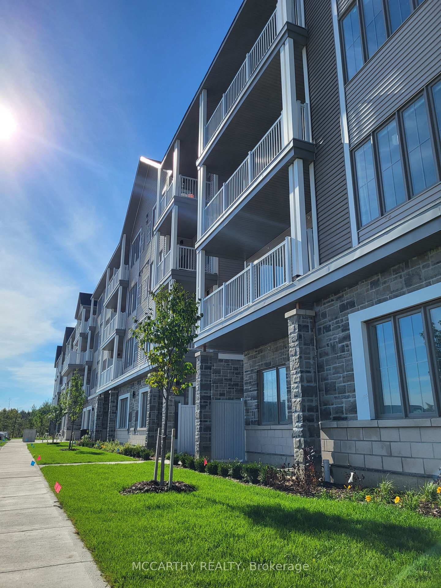 Balconies and main floor patio