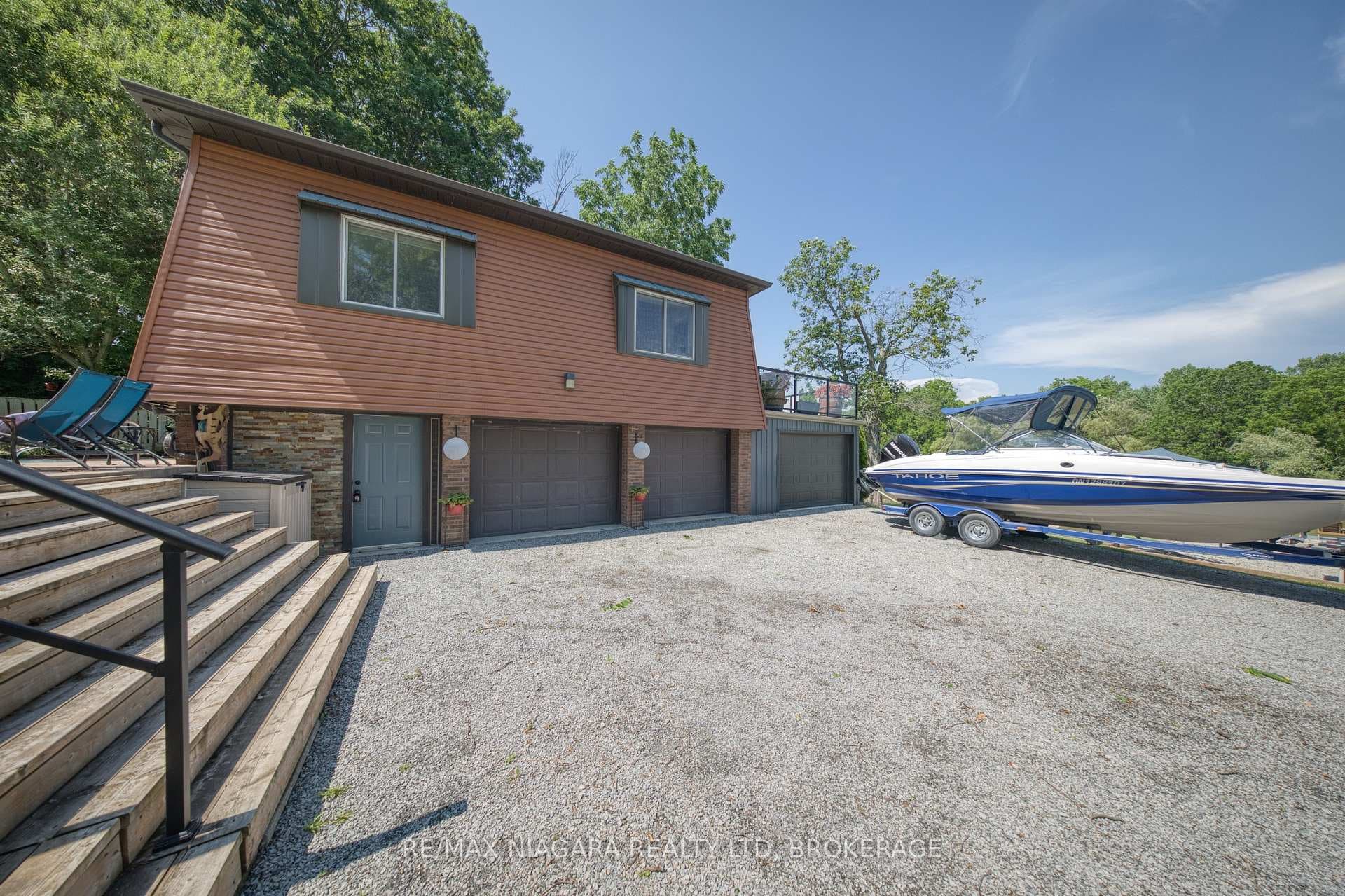 3 car garage, with separate entrance to basement