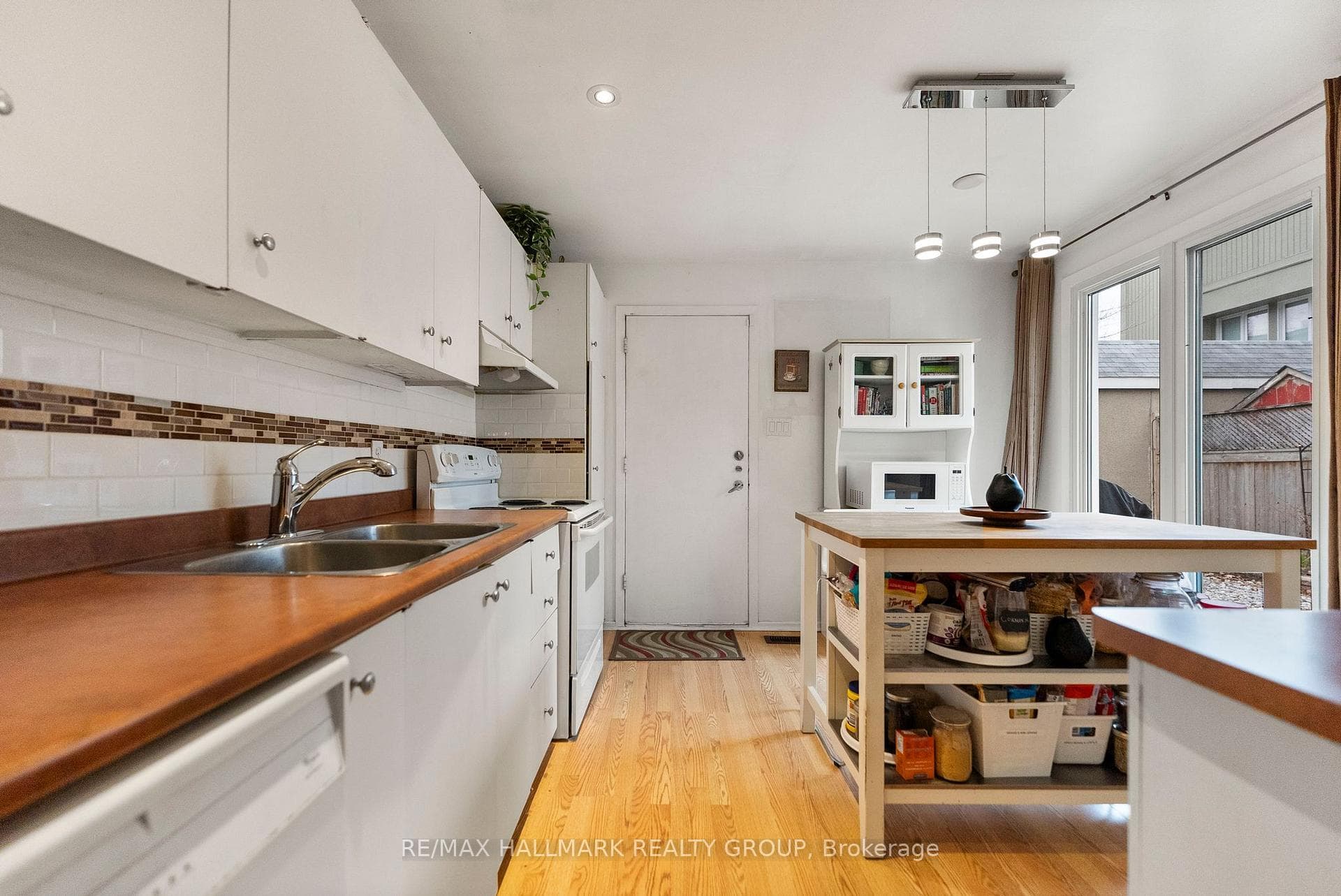 Garage access through kitchen