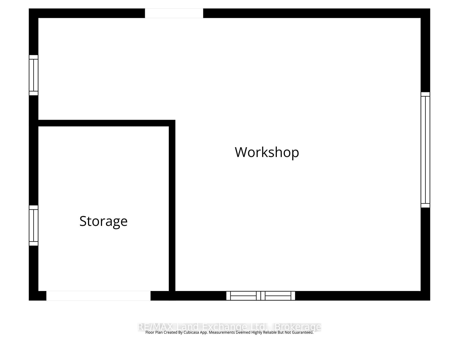 Floor Plan for detached workshop