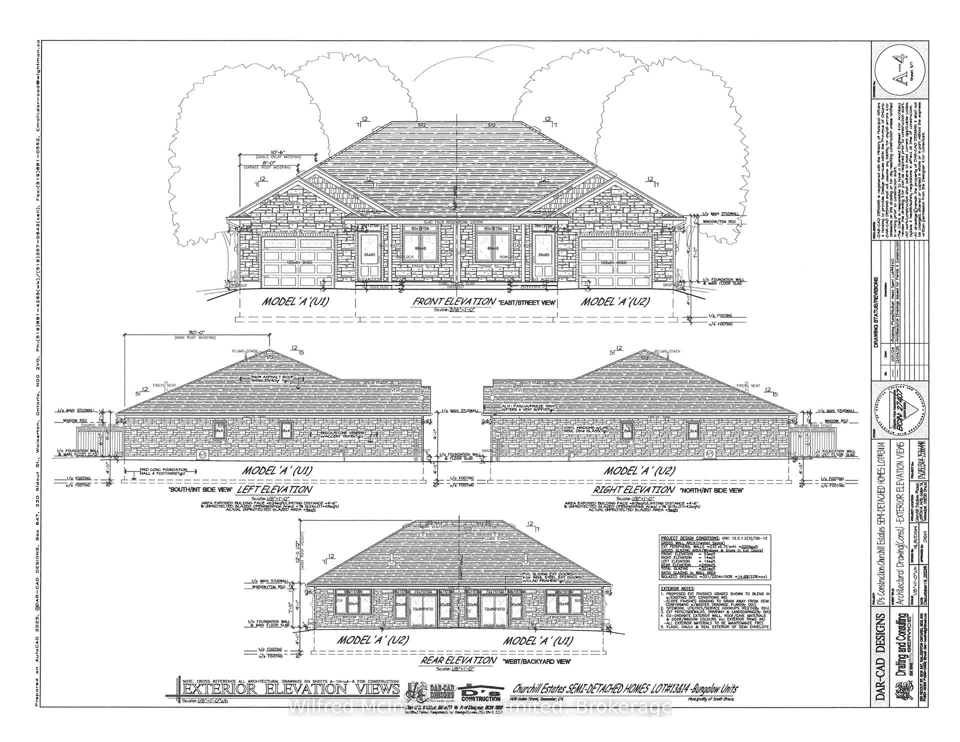 Exterior Elevation Views