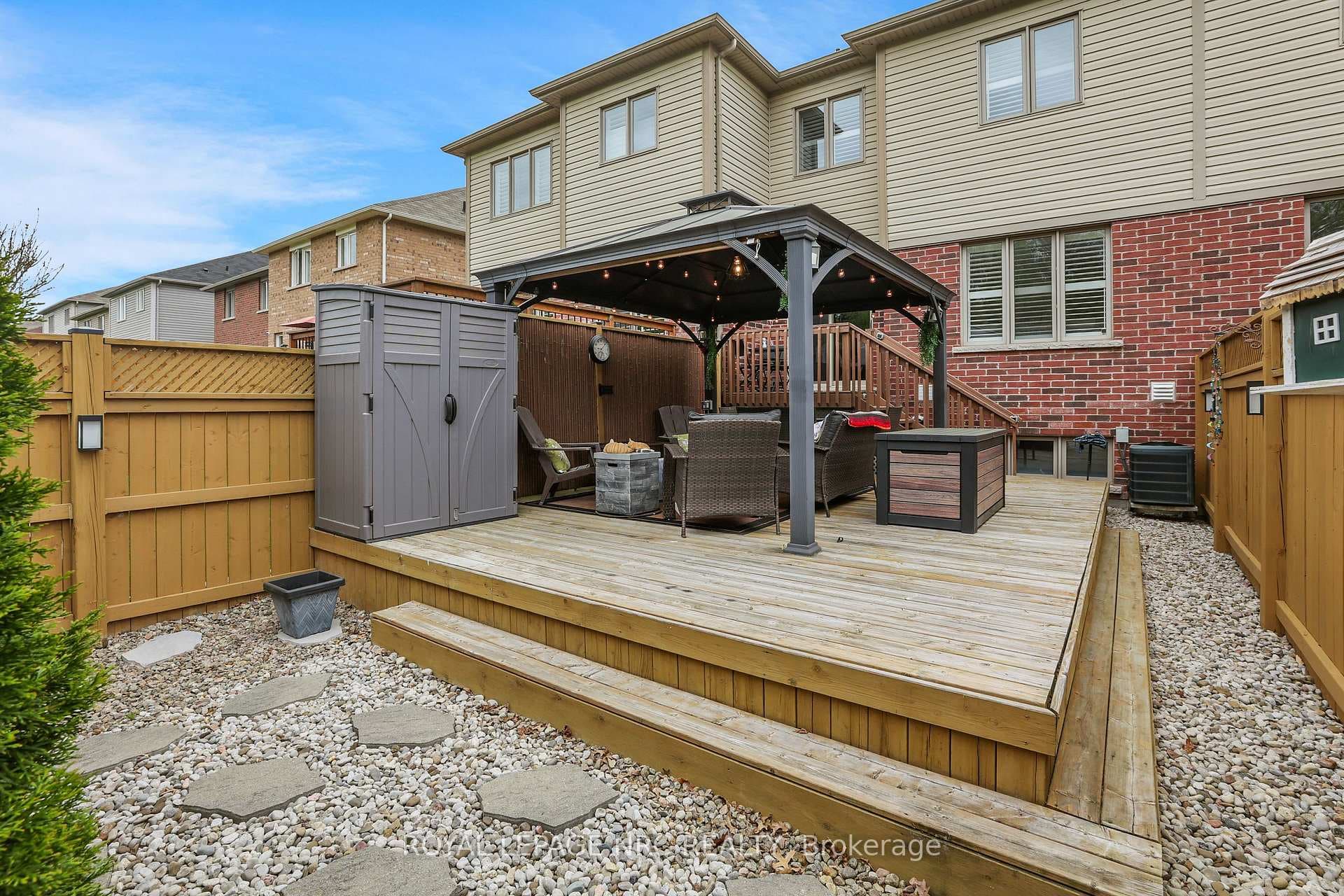 REAR VIEW OF THIS HOME