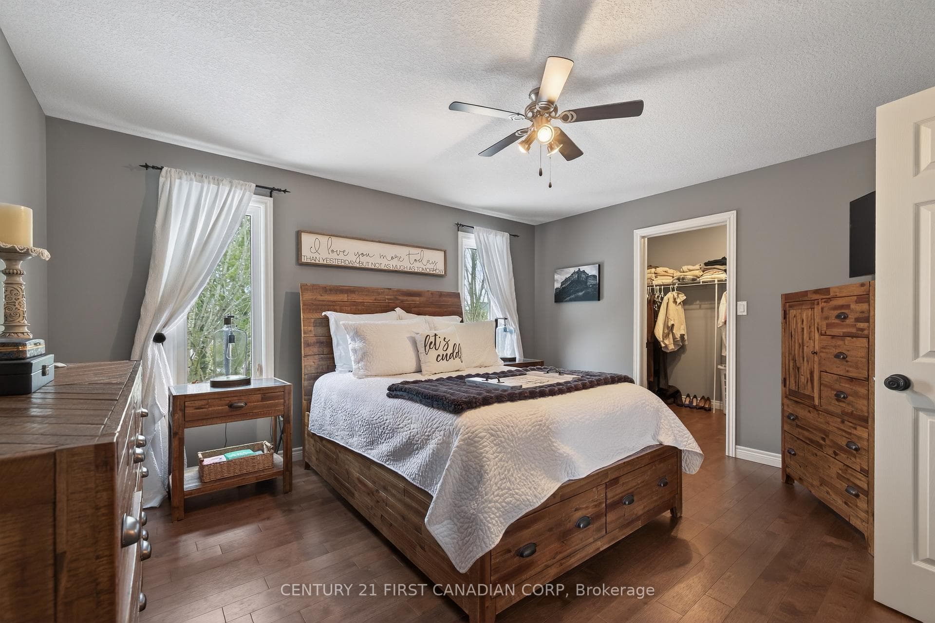 Primary Bedroom with Walk in closet