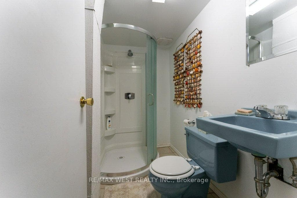 lower level 3 piece bathroom
