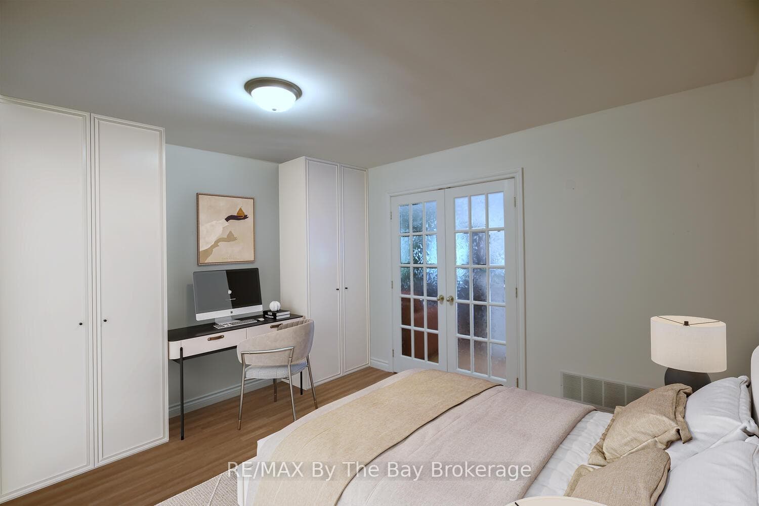 Virtually Staged 3rd Bedroom