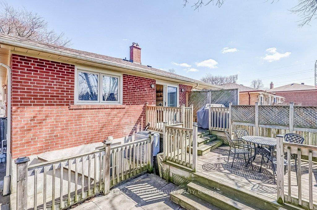 Backyard With Separate Entrance To The Lower Level
