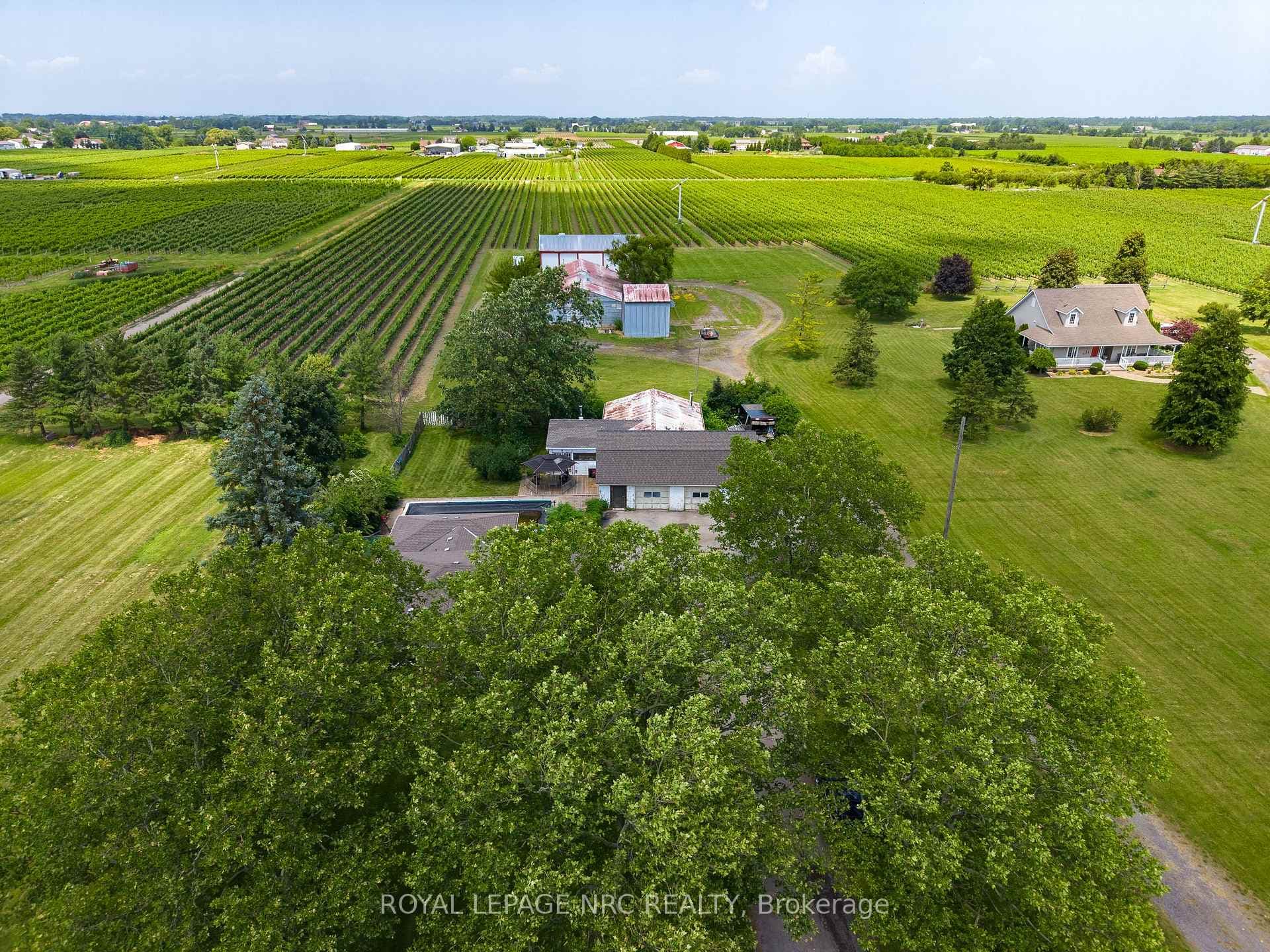 Bird's-eye view of the whole property