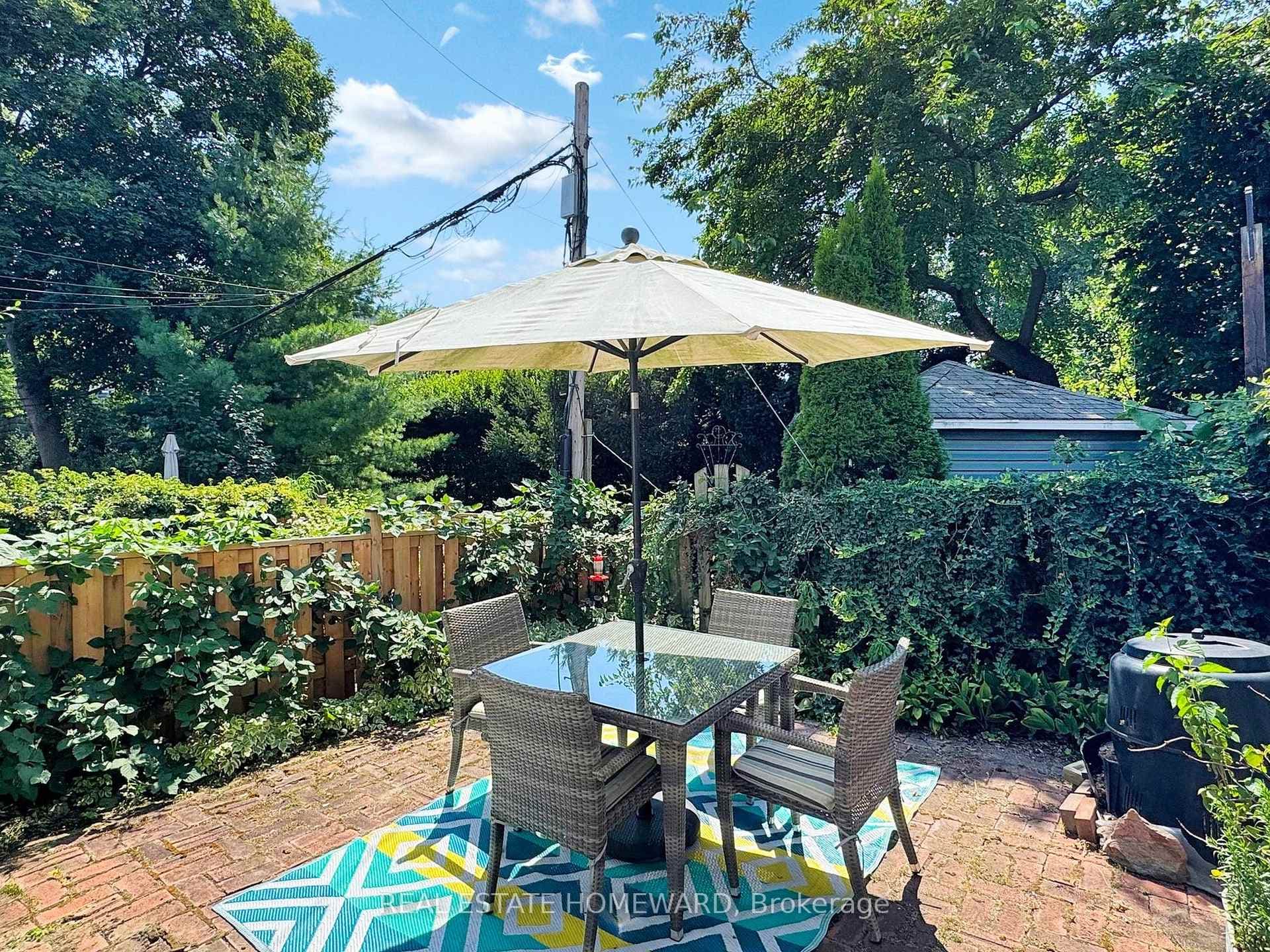 Private garden oasis