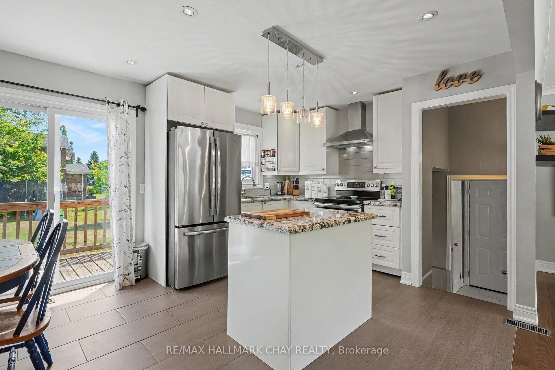 Kitchen Walk-Out To Patio