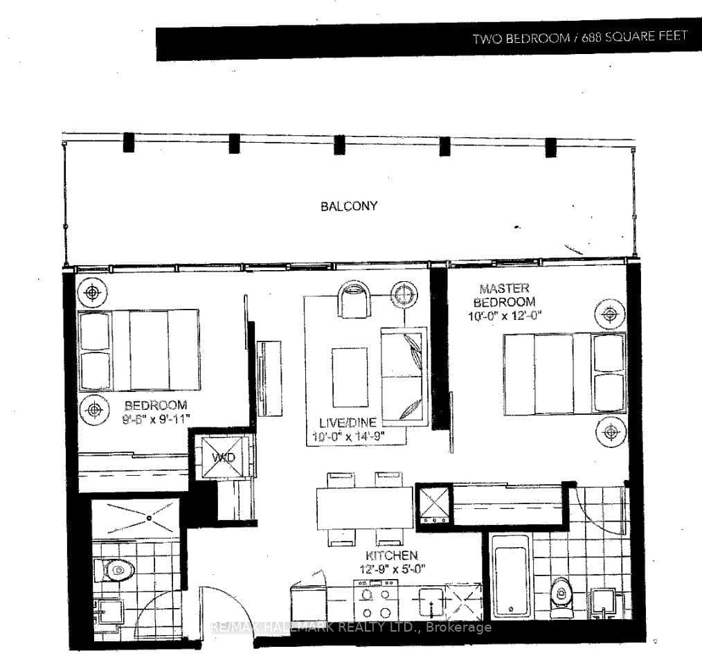 Unit 1707 Floorplan