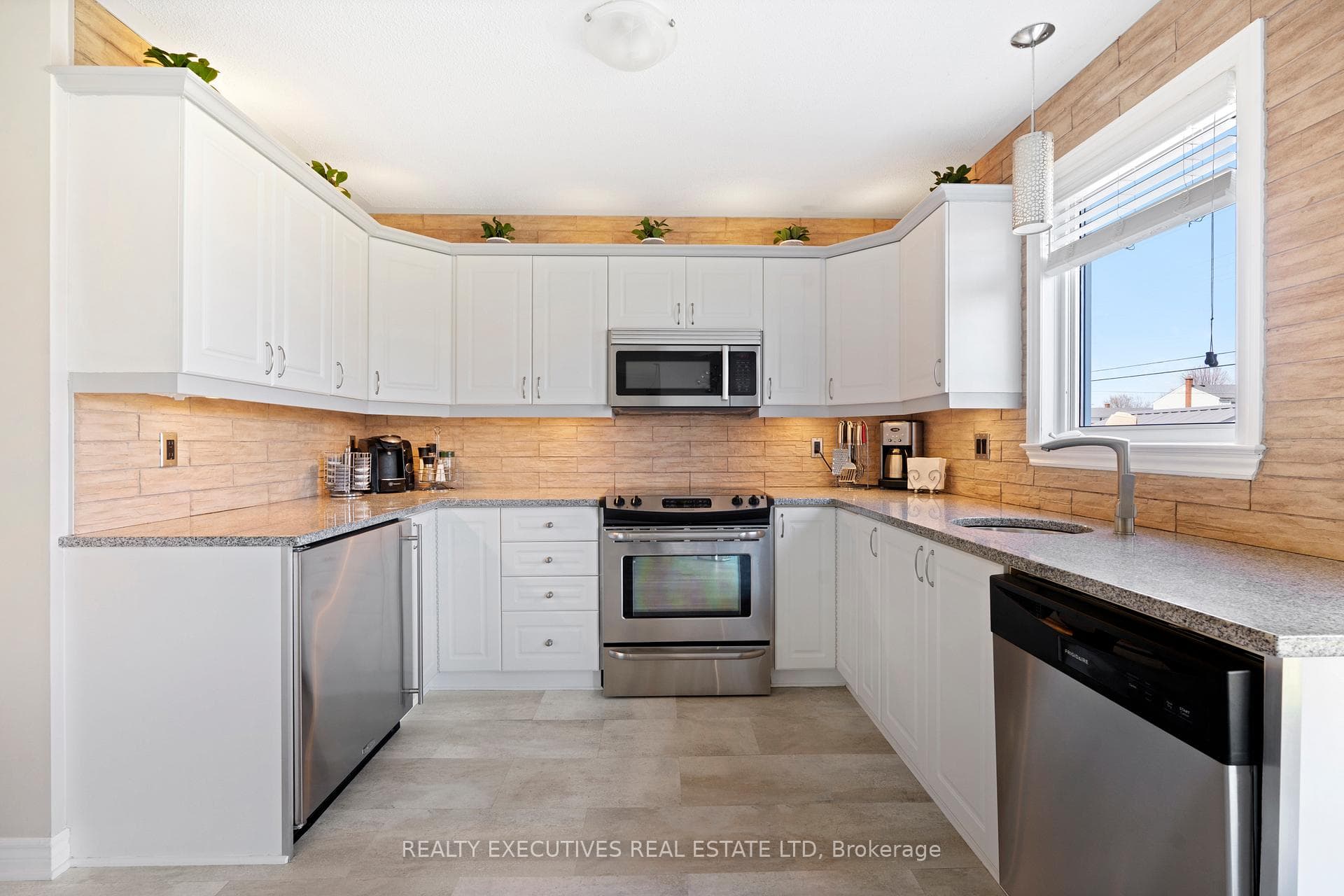 Kitchen with Under-counter Fridge