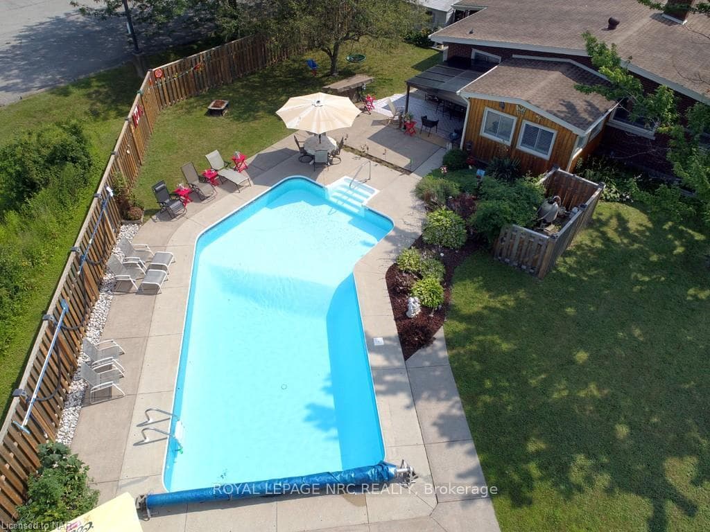 Aerial View of Complete Pool