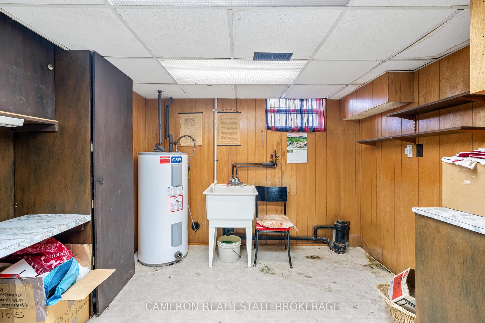 Basement laundry Area