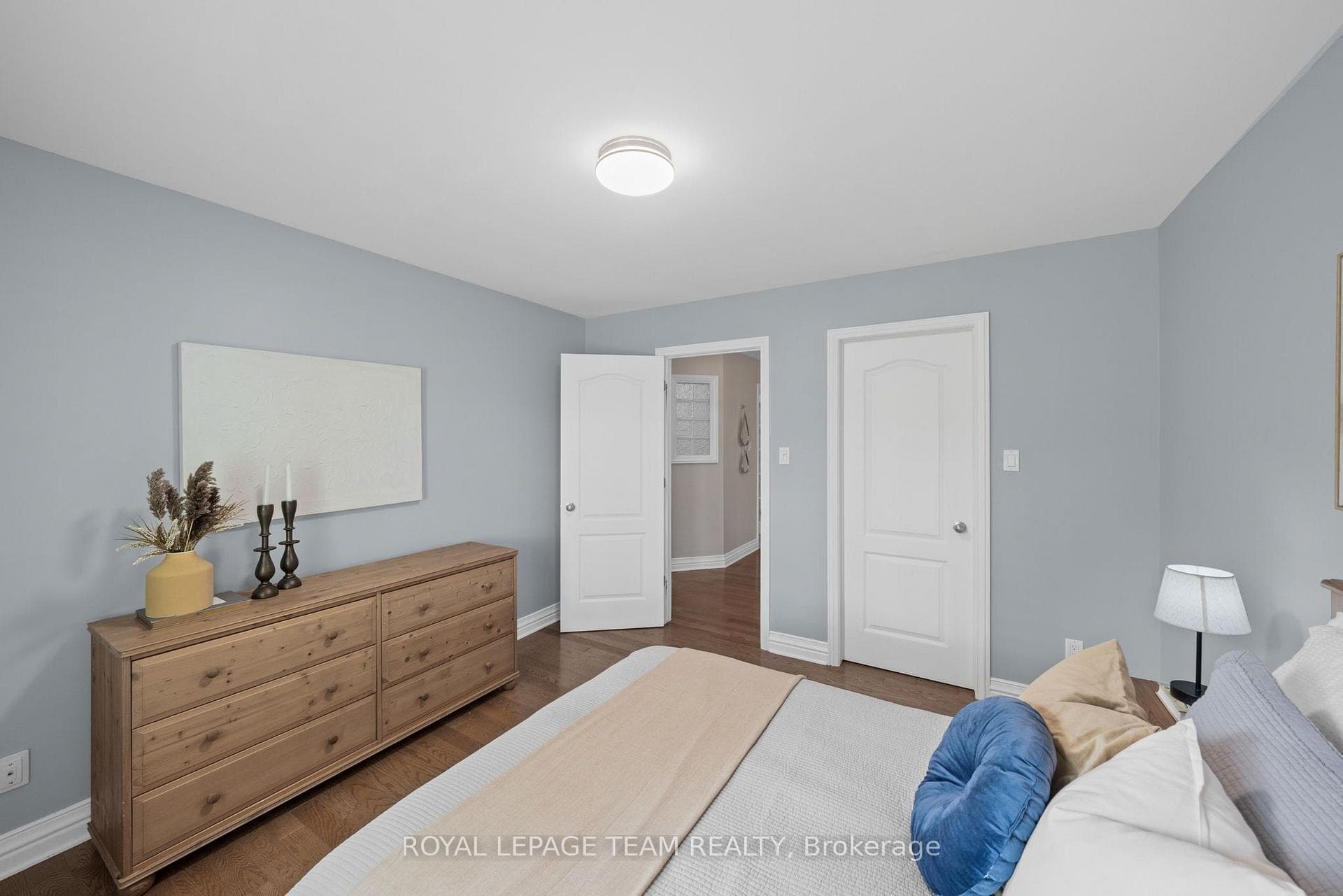 Bedroom #3 with California Shutters and Hardwood