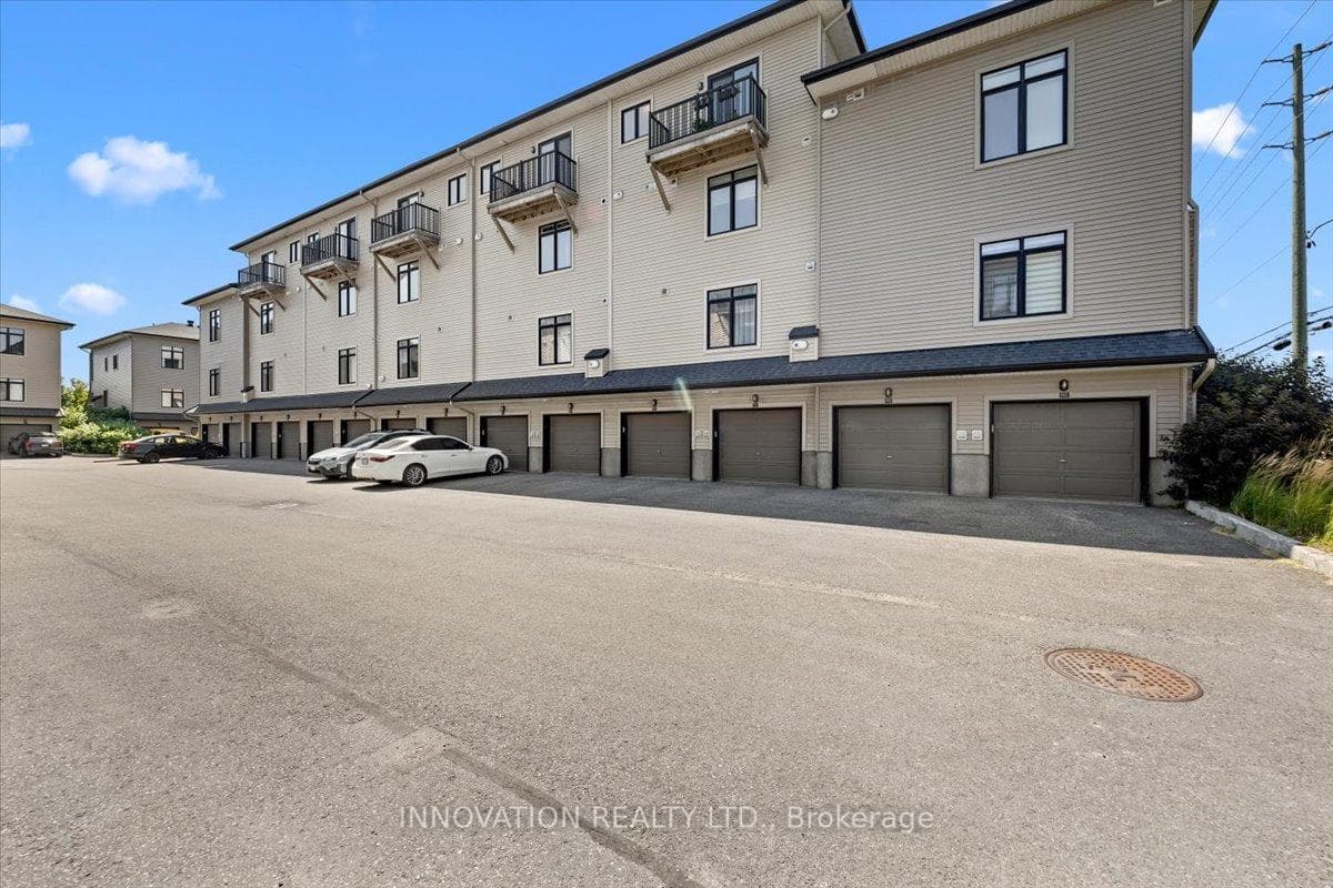 garage with inside entry and lower foyer