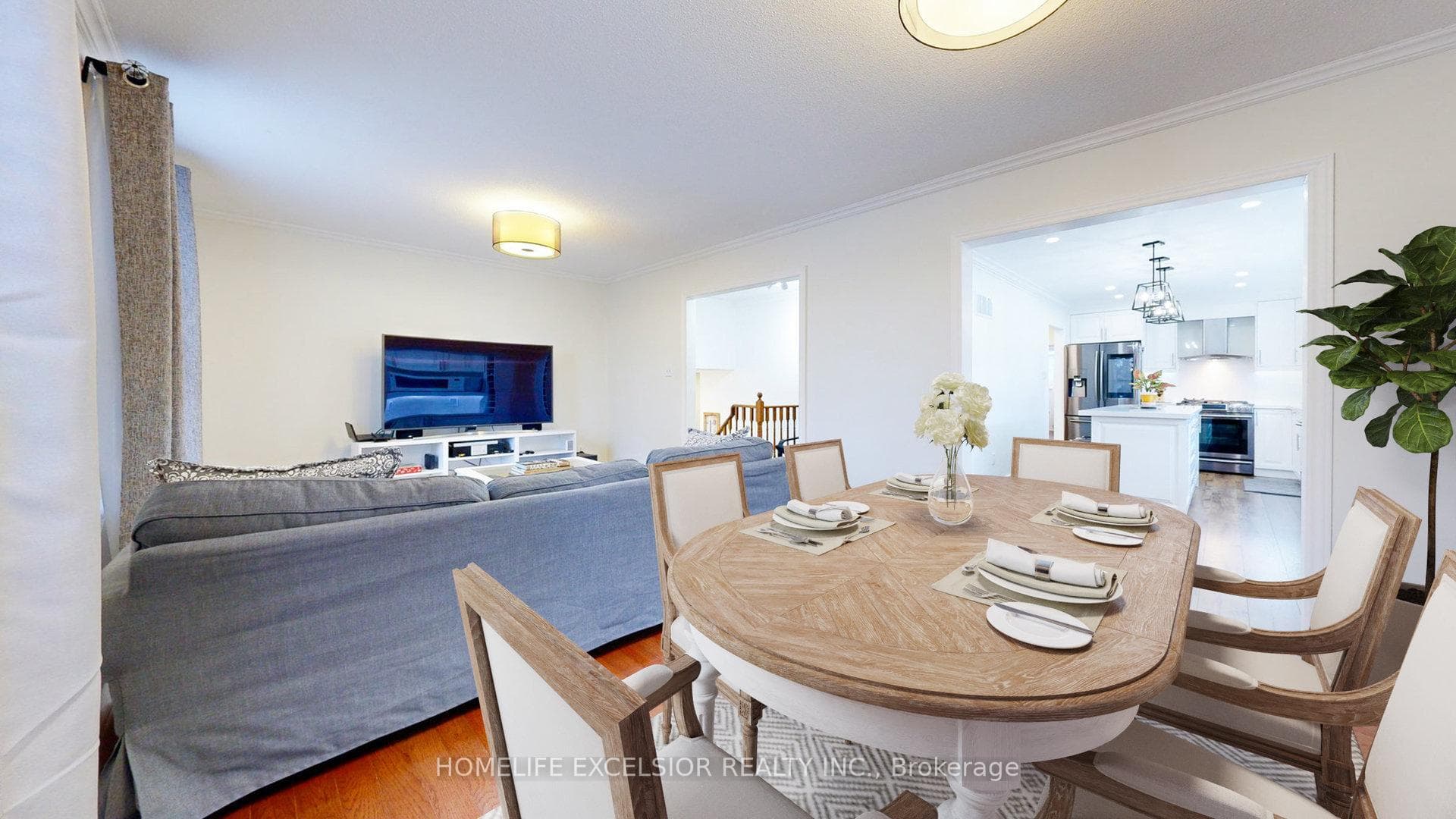 *Virtually Staged - Table Added