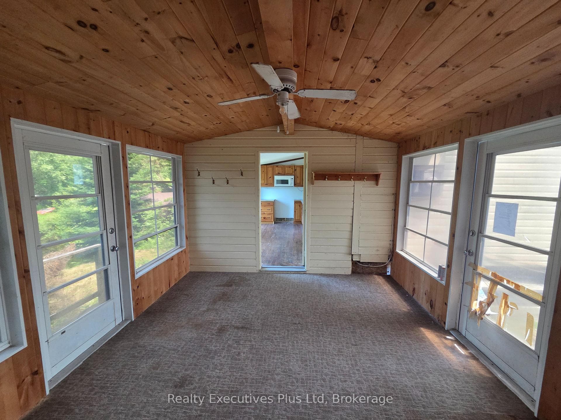 side porch area