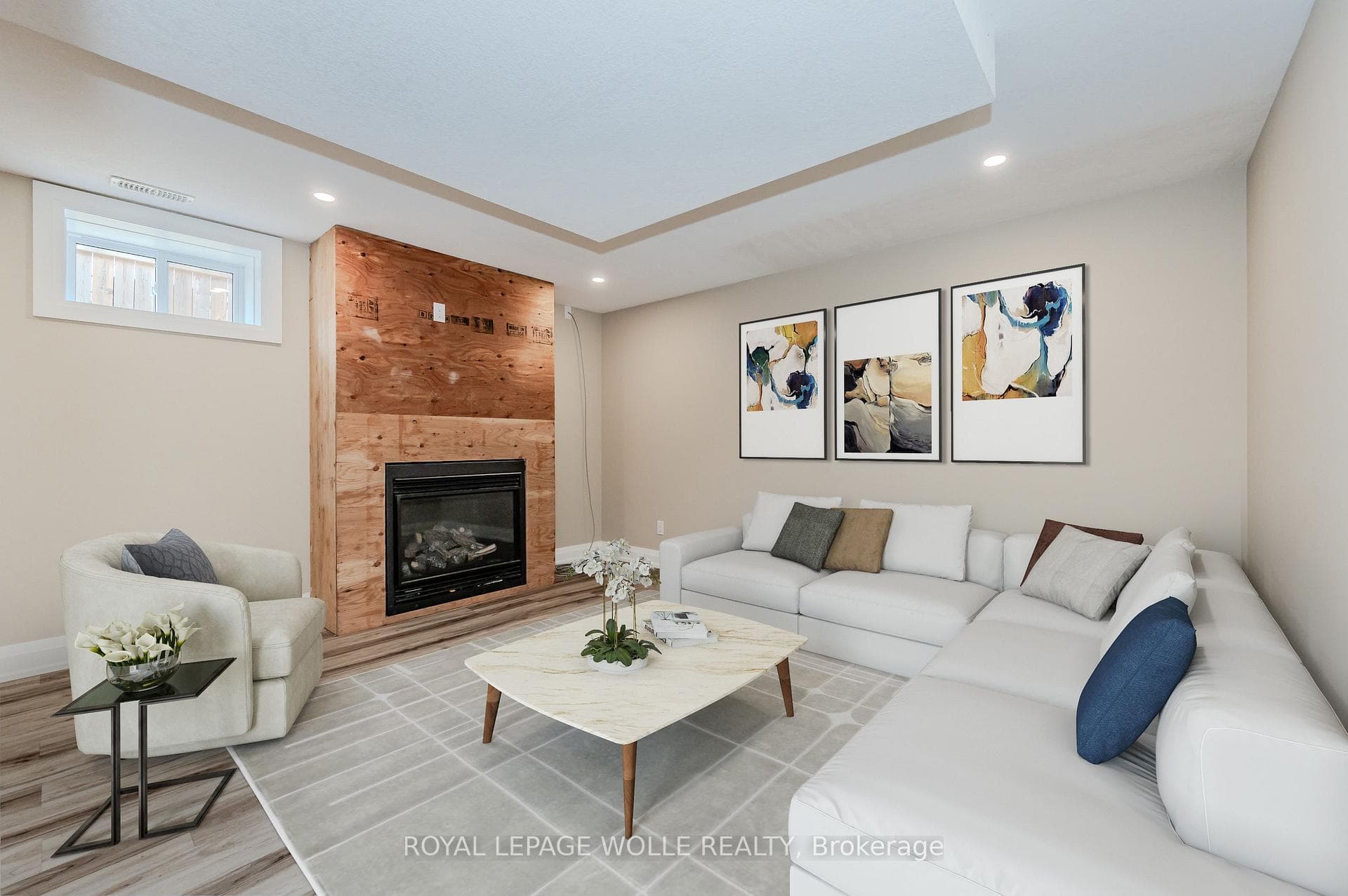 Rec. Room - Basement **Virtually Staged**