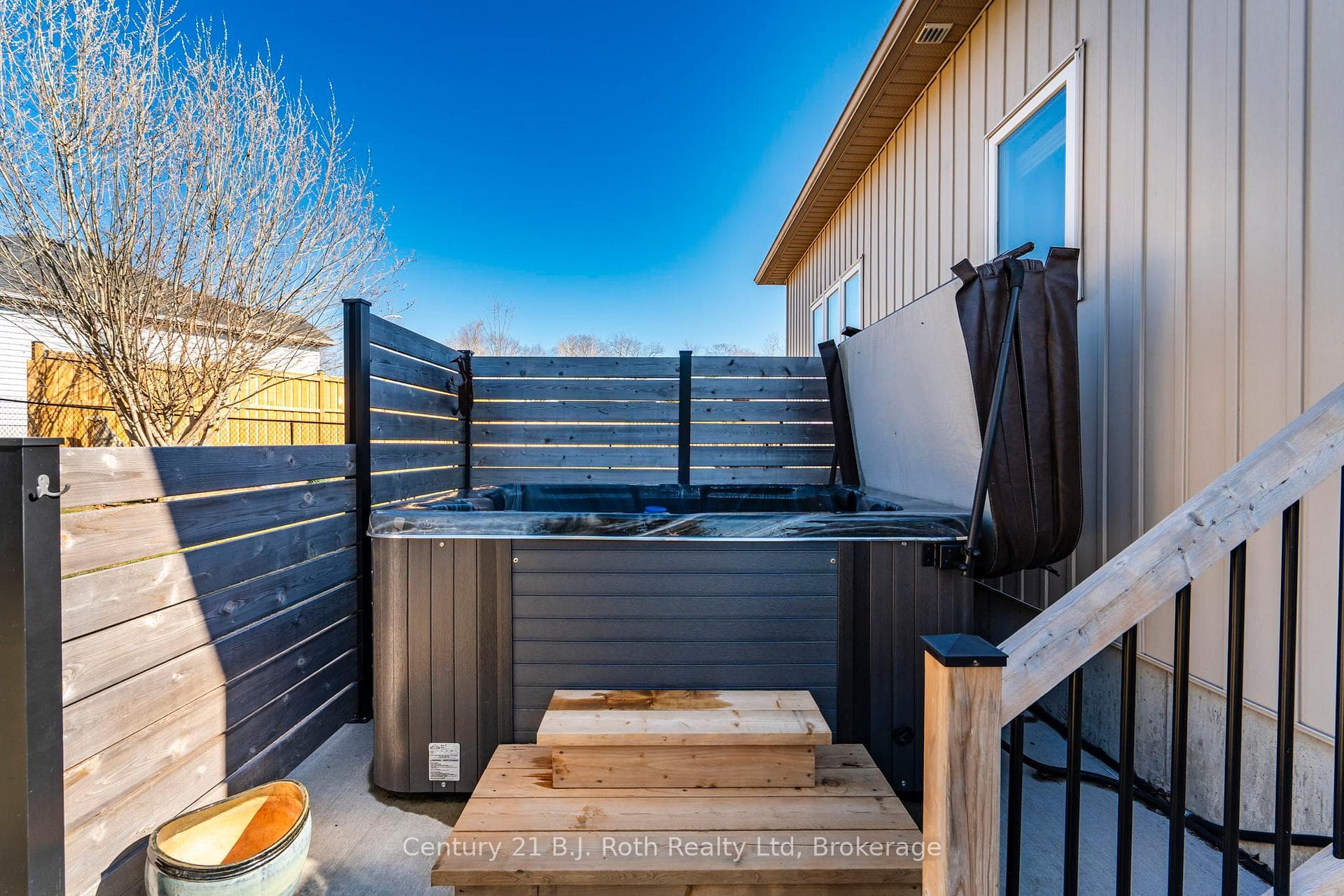 HOT TUB OFF BACK DECK