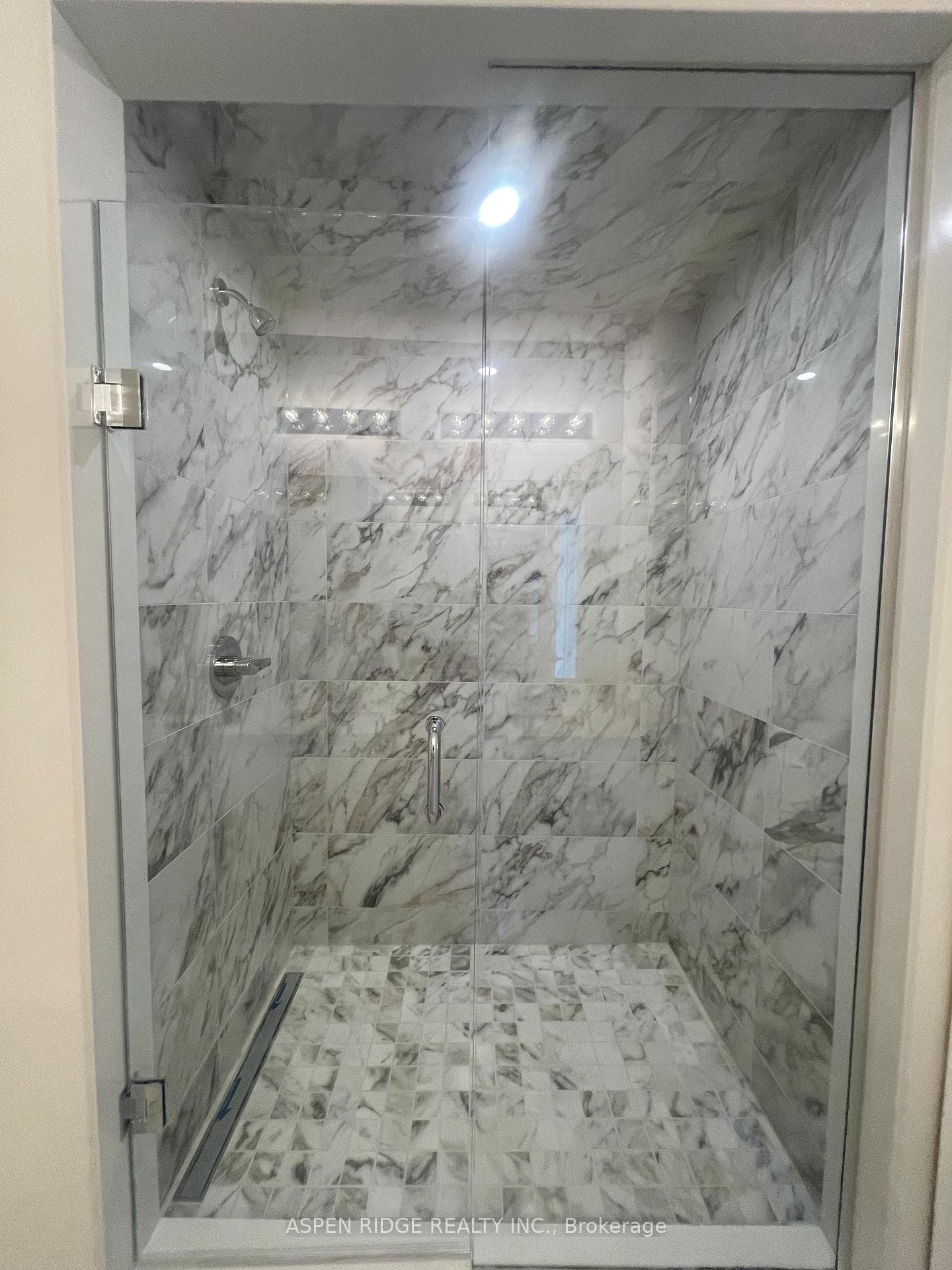 Primary Ensuite Frameless Glass Shower
