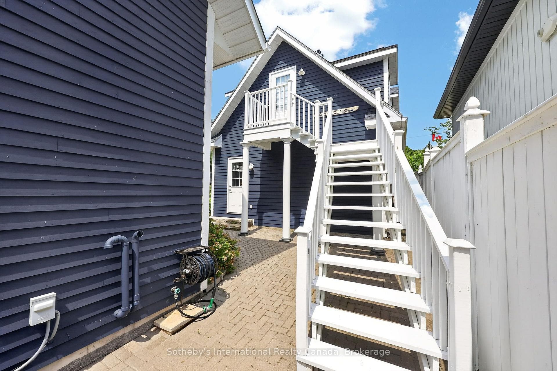 Stairs to Garage Loft