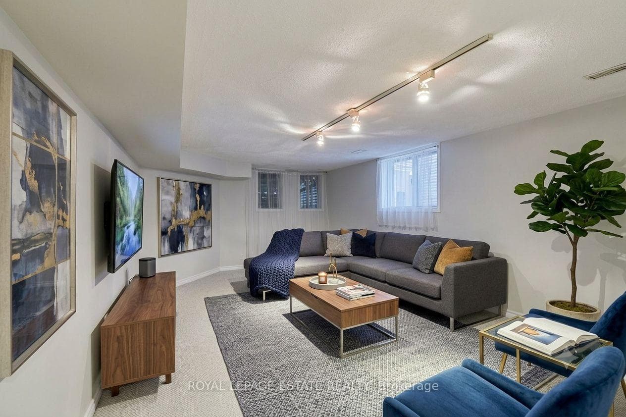 Virtually Staged Rec Room