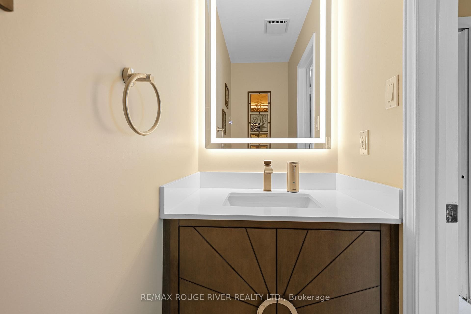 Powder Room on Main Floor