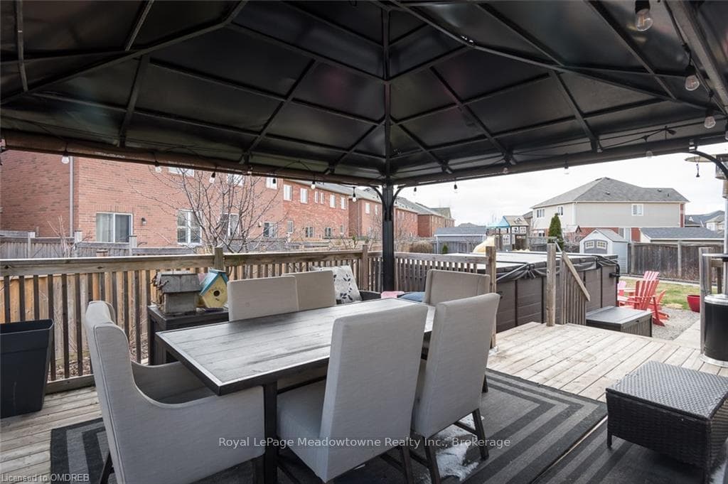 Large covered Gazebo for outdoor dining