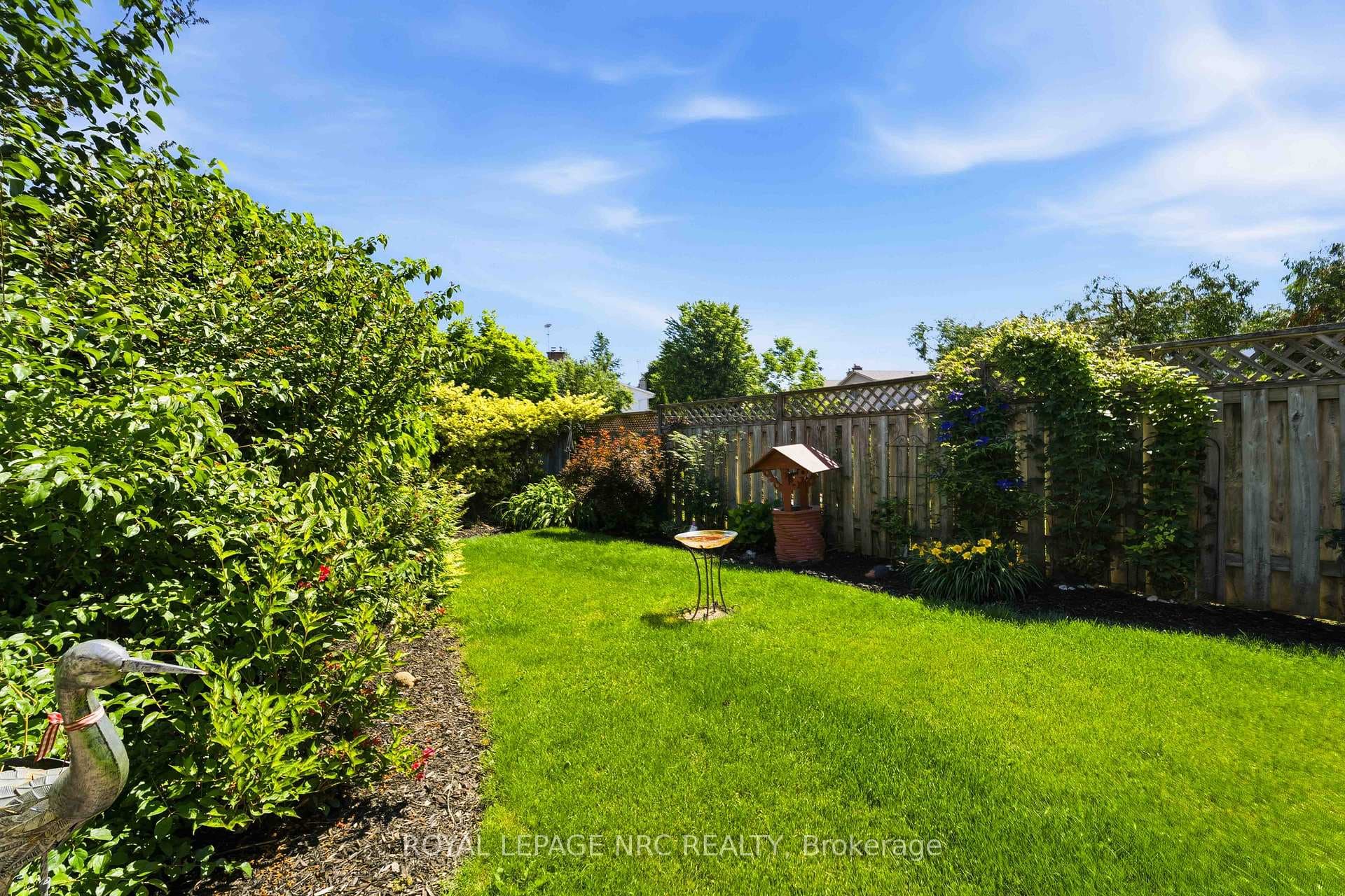 nice green space with privacy