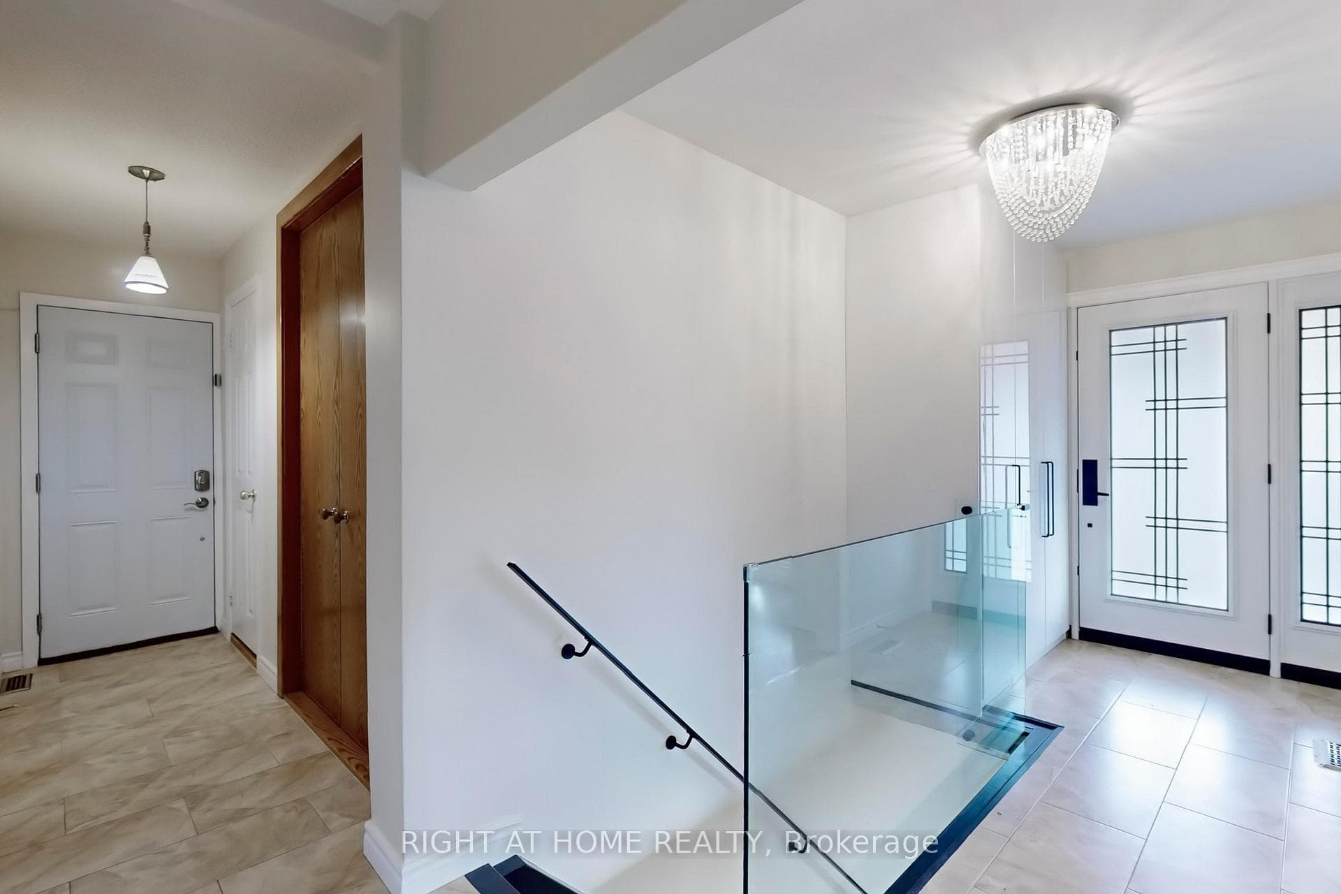 Bright Foyer with Entry Closet