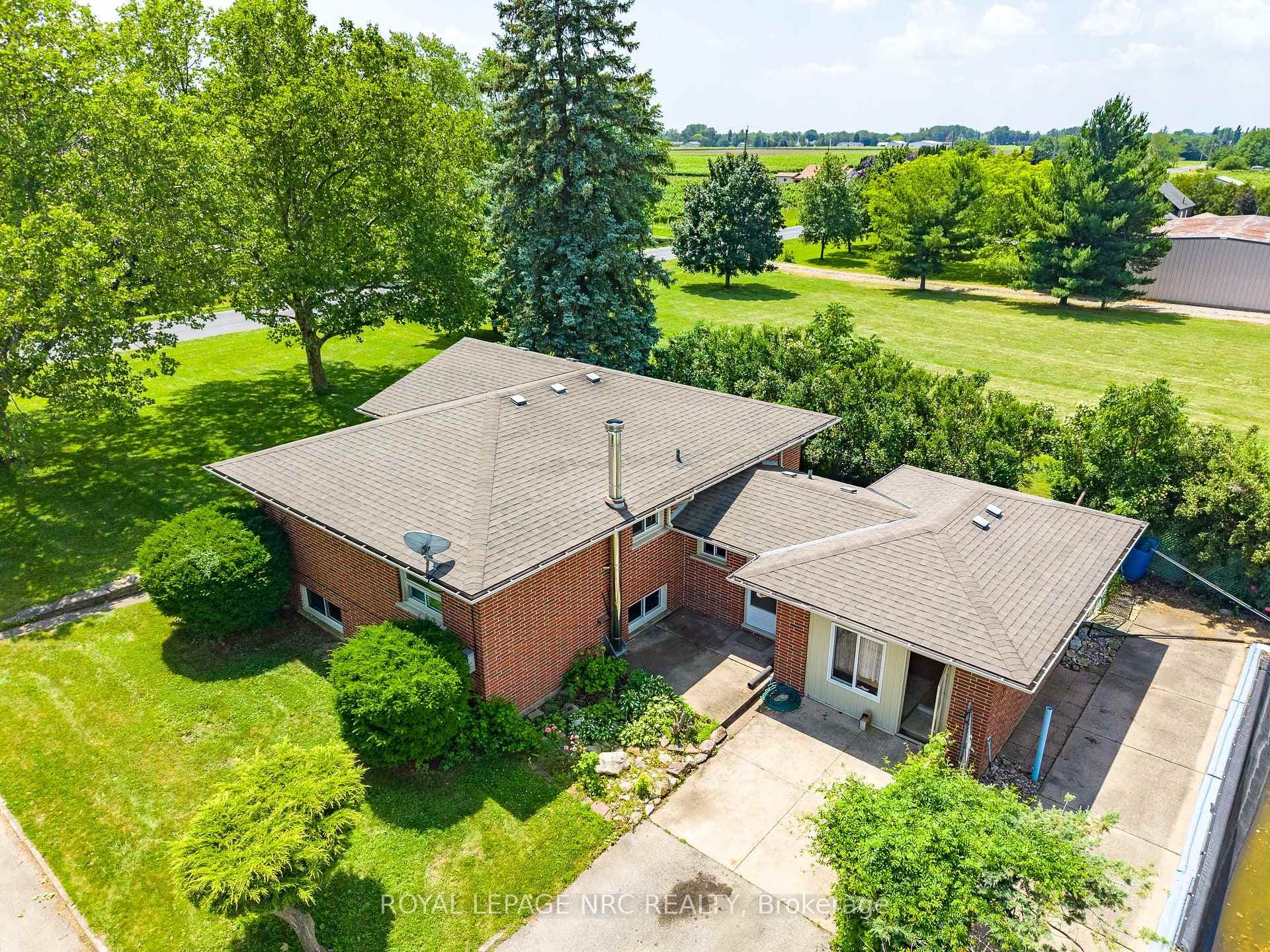 Bird's-eye view of the whole property