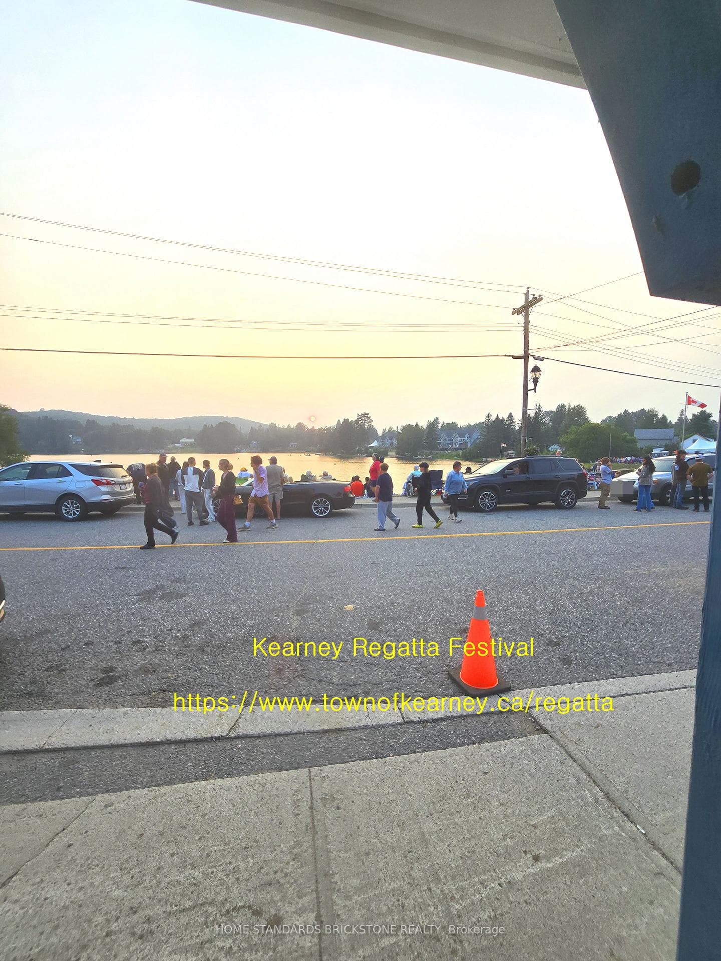 Just in FRONT of Store