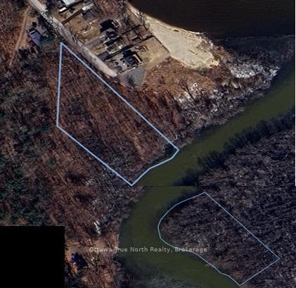 Satellite shot of 101 Allbirch-both lots