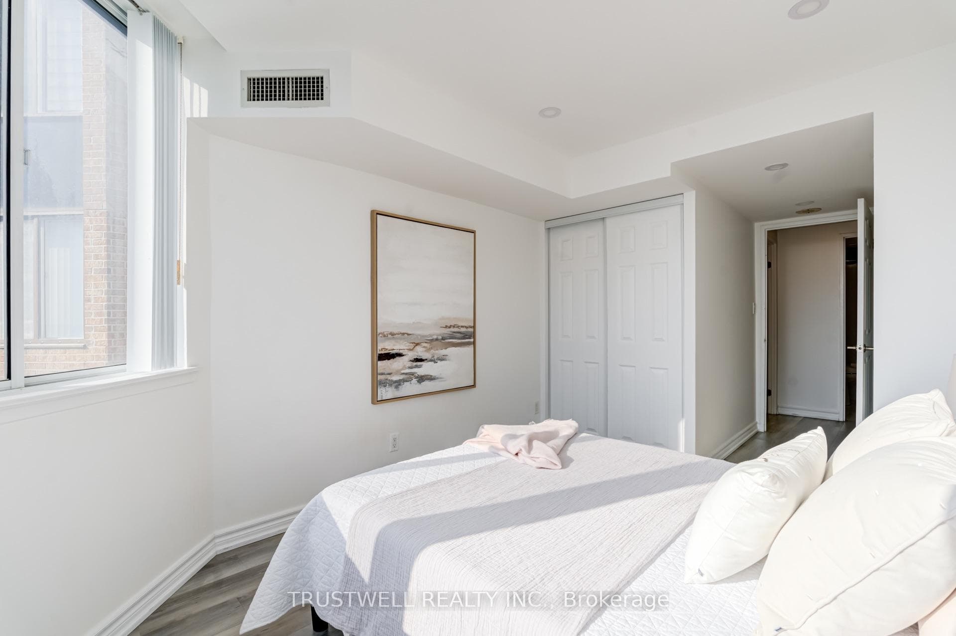 Closet and Pot Lights in Second Bedroom