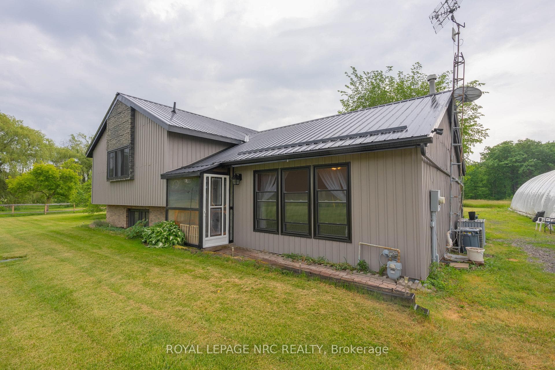 Front Exterior with Steel Roof